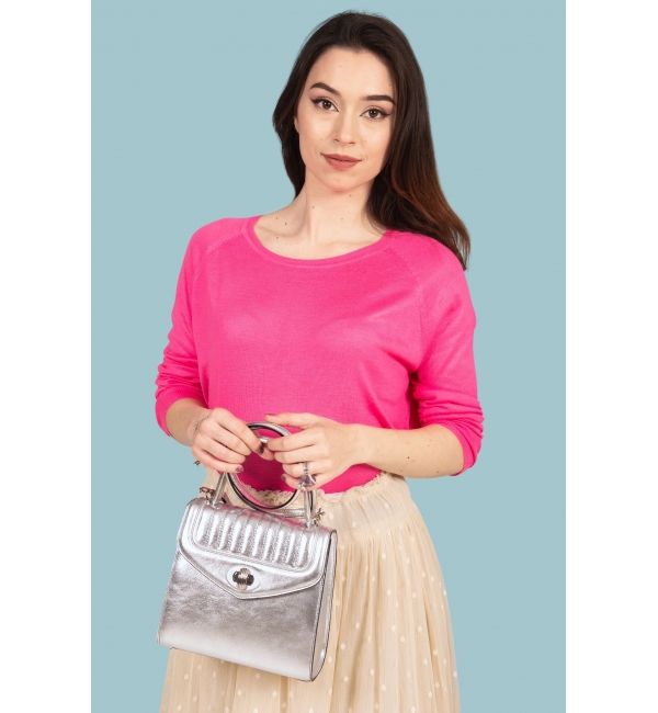 Delage Sac Freda Mini Argent