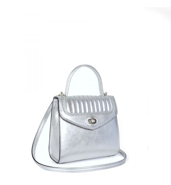 delage Sac Freda Mini Argent