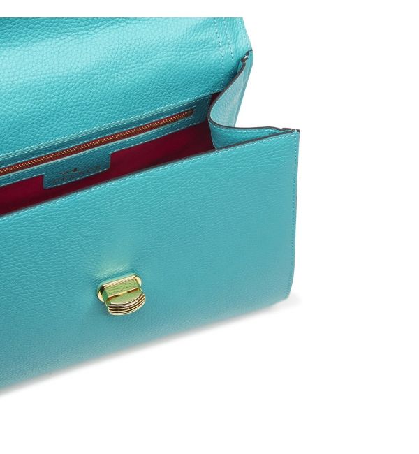 Delage Sac Freda PM Bleu Turquoise