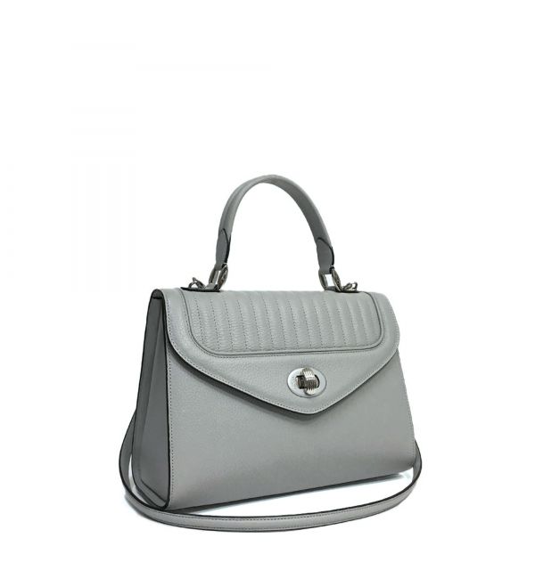delage Sac Freda PM Gris perle