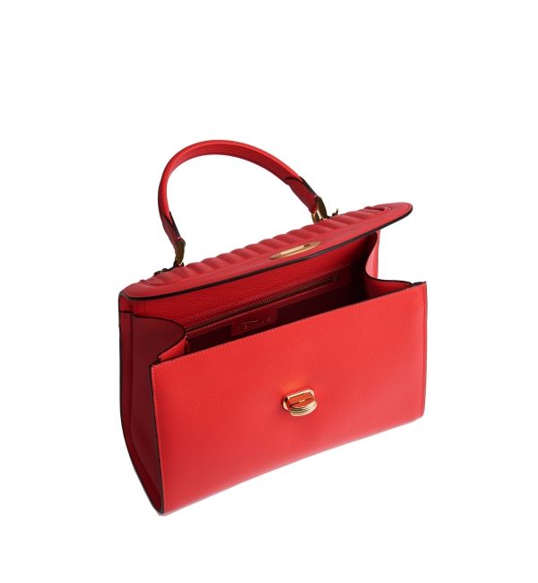 Delage Sac Freda PM Rouge Corail