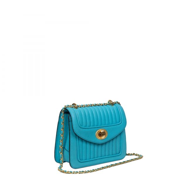 delage Sac Ginette MINI Bleu Turquoise