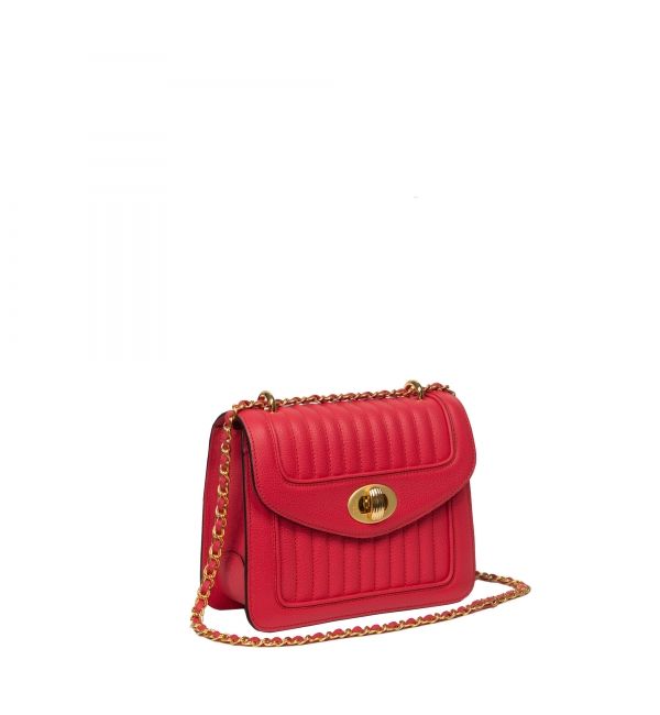 delage Sac Ginette MINI Rouge Corail