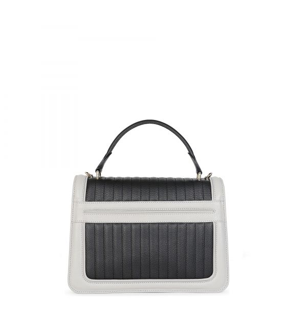 Delage Sac Ginette PMA Noir Et Gris