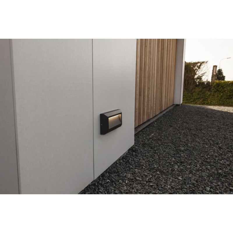 Dema Applique Extérieure Lumière Indirecte HELENA 2 Noir Mat