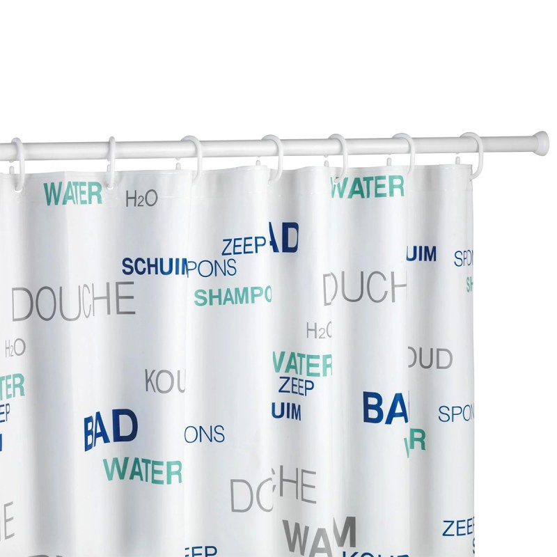 dema Barre de douche télescopique 70-115cm blanc 20mm