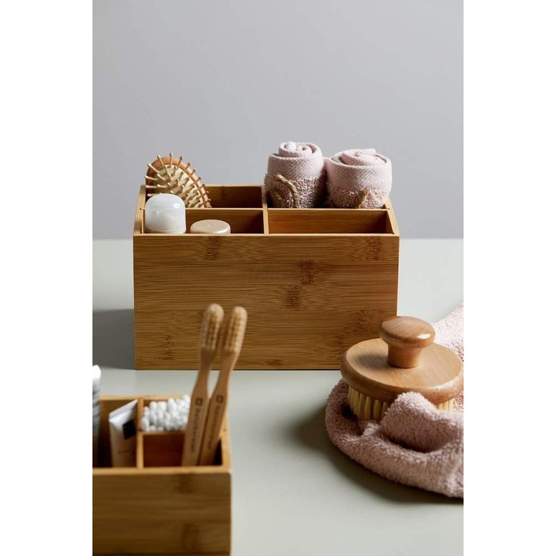 Dema Boite De Rangement 4 Compartiments WENKO Terra 14x22cm