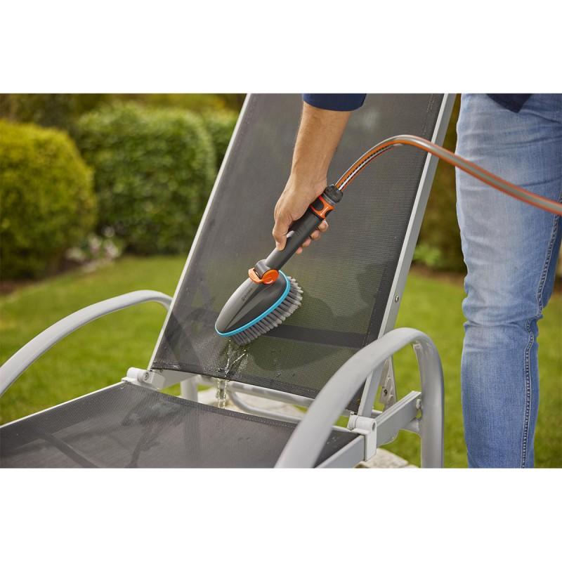 Dema Brosse Lavage Poils Souples GARDENA Cleansystem 31cm