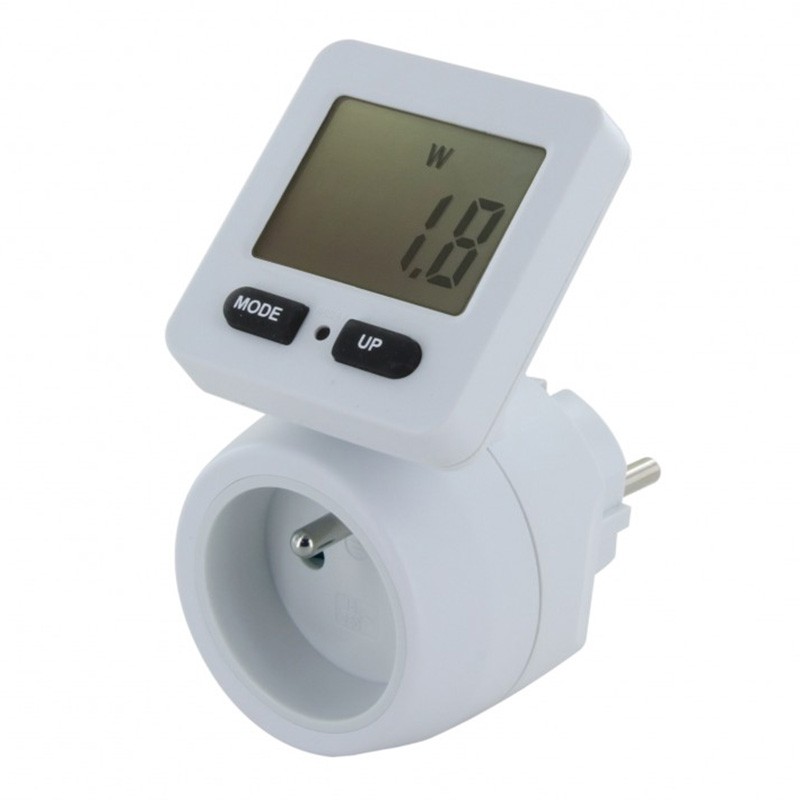 dema Compteur de consommation sur fiche CHACON blanc