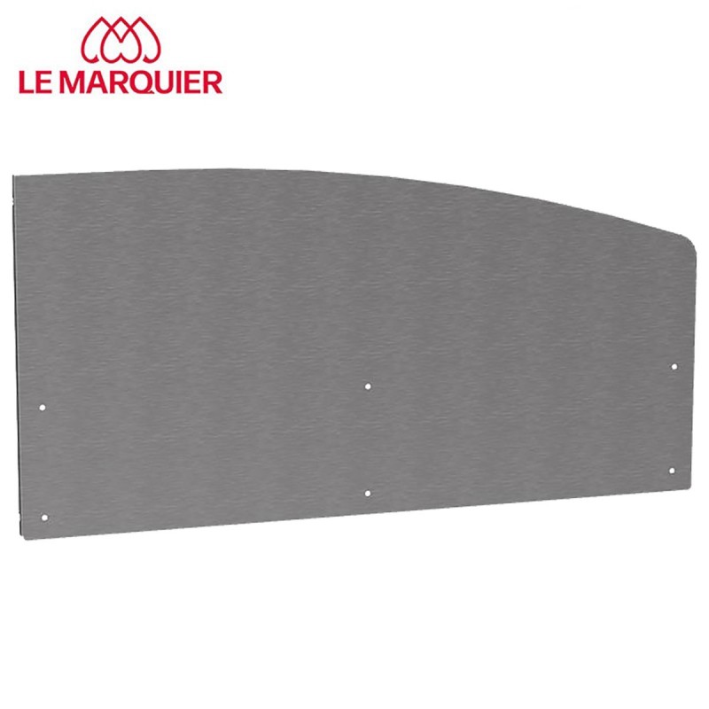 dema Crédence courbe droite inox pour cuisine LE MARQUIER