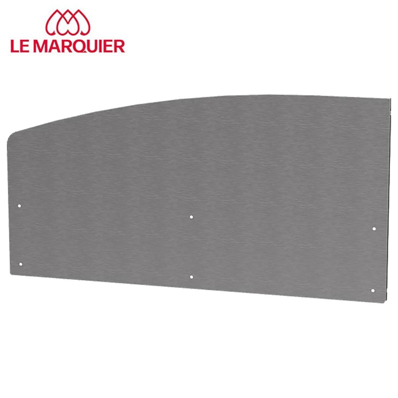 dema Crédence courbe gauche inox pour cuisine LE MARQUIER