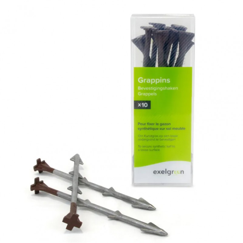 dema 10 grappins de fixation pour sol meuble