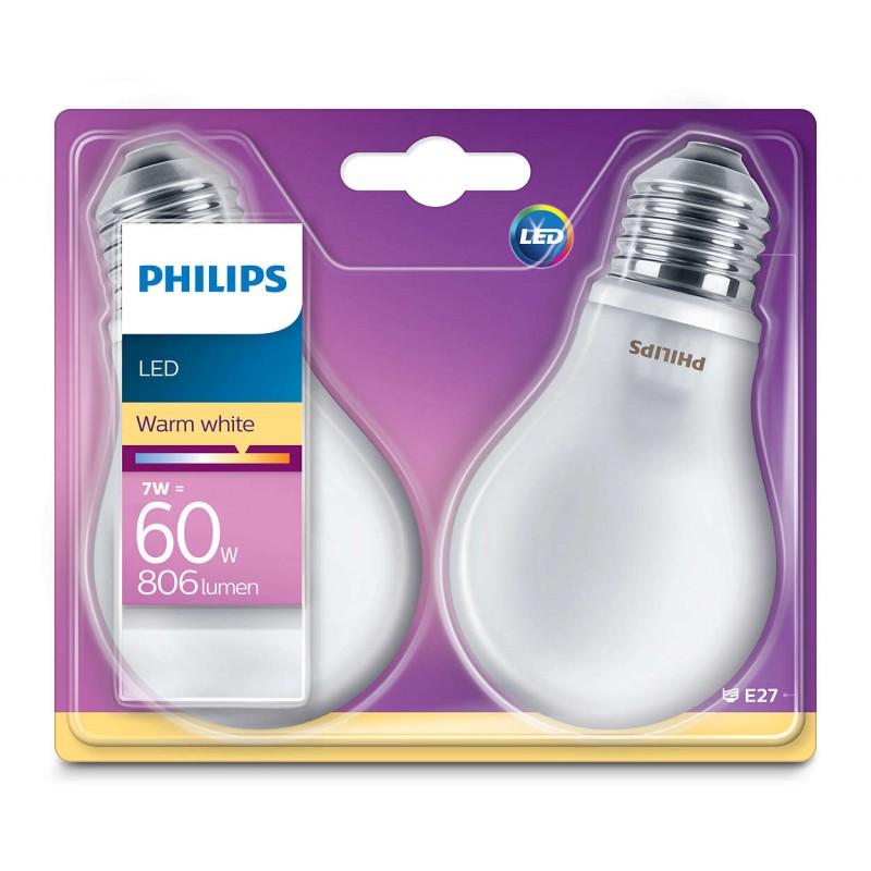 dema 2 Ampoules LED PHILIPS Exact look ~60W
