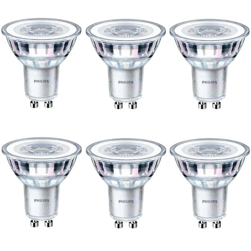 dema 6 ampoules GU10 LED PHILIPS ~50W ND