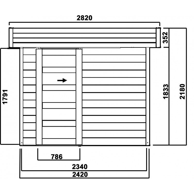 Dema Abri De Jardin BERGEN