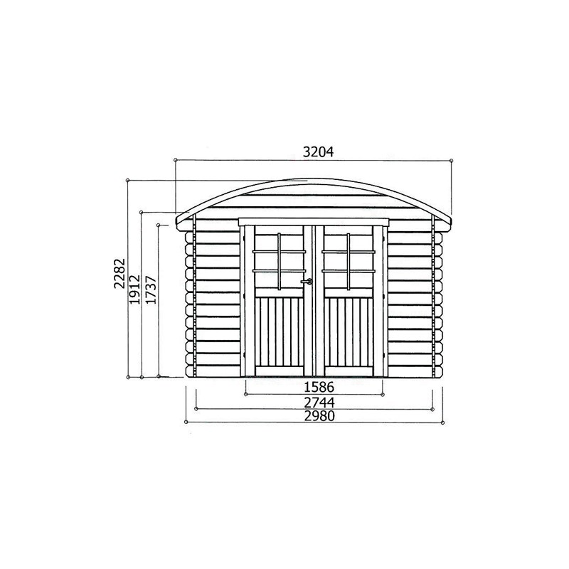 Dema Abri De Jardin DAINVILLE I