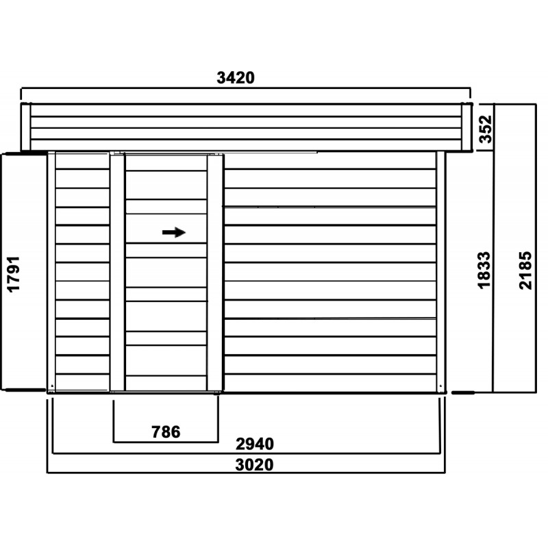 Dema Abri De Jardin OSLO