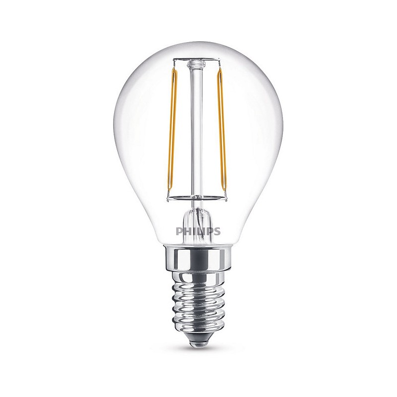 dema Ampoule boule LED PHILIPS Claire E14 ~25W