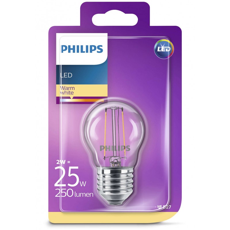 Dema Ampoule Boule LED PHILIPS Claire E27 ~25W