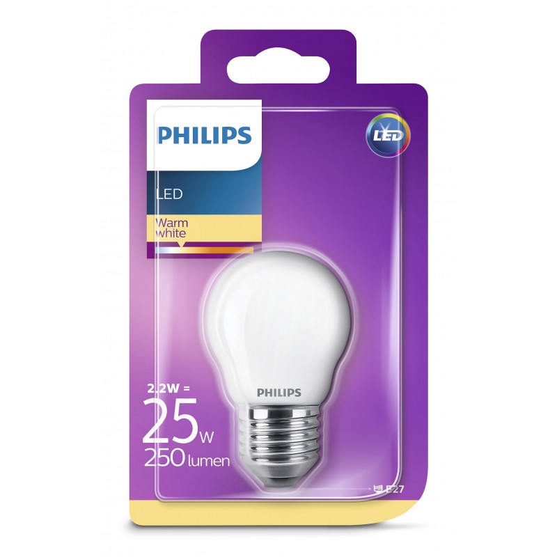 Dema Ampoule Boule LED PHILIPS Mate E27 ~25W WW