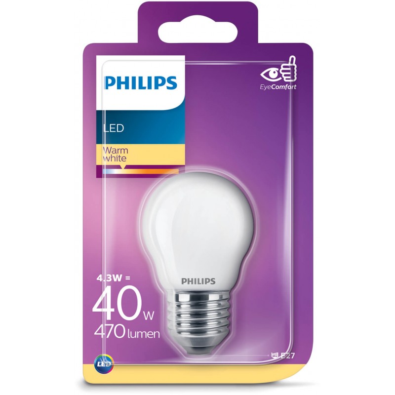 Dema Ampoule Boule LED PHILIPS Mate E27 ~40W WW