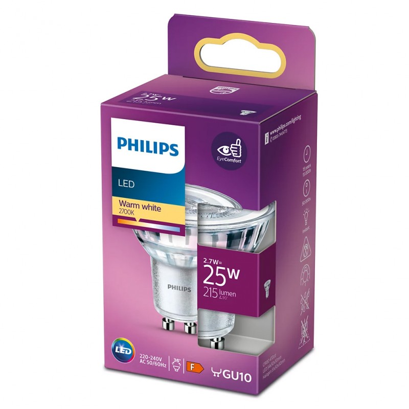 Dema Ampoule GU10 LED PHILIPS ~25W ND