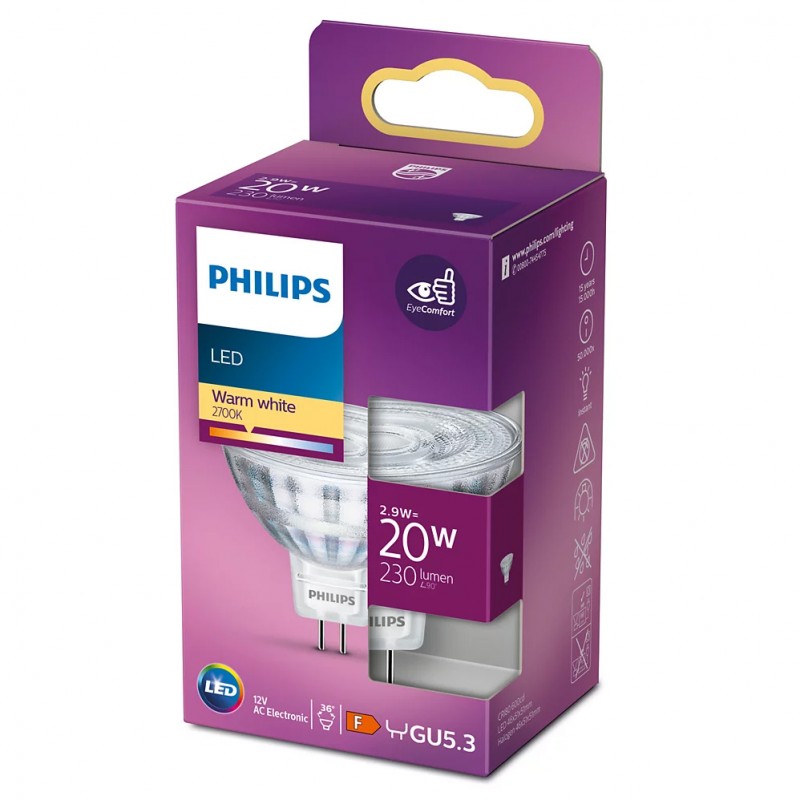 Dema Ampoule GU5.3 LED PHILIPS ~20W ND