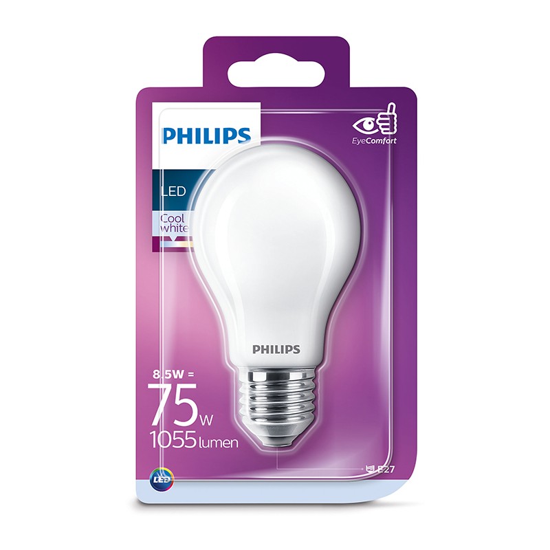 Dema Ampoule Poire LED PHILIPS Mate ~75W CW ND