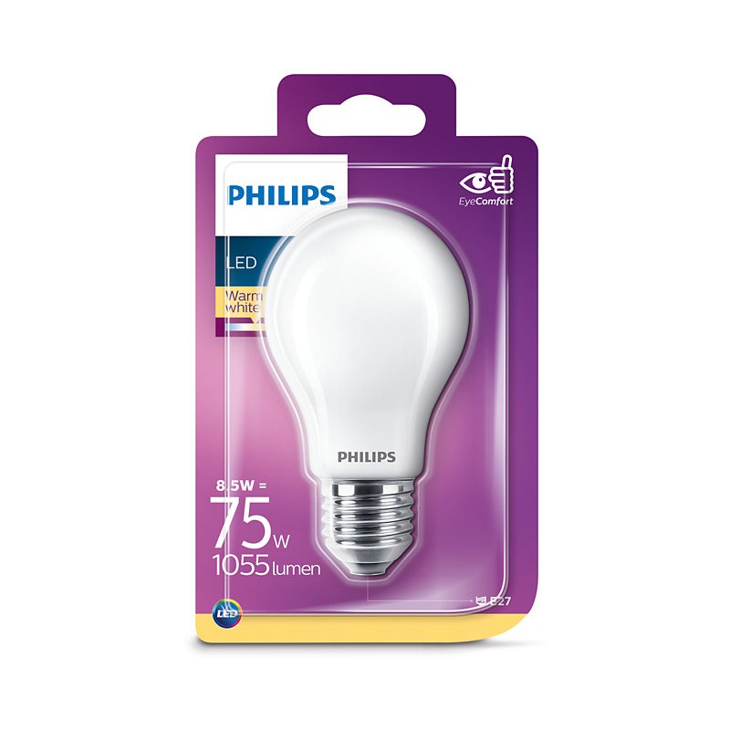 Dema Ampoule Poire LED PHILIPS Mate ~75W WW ND