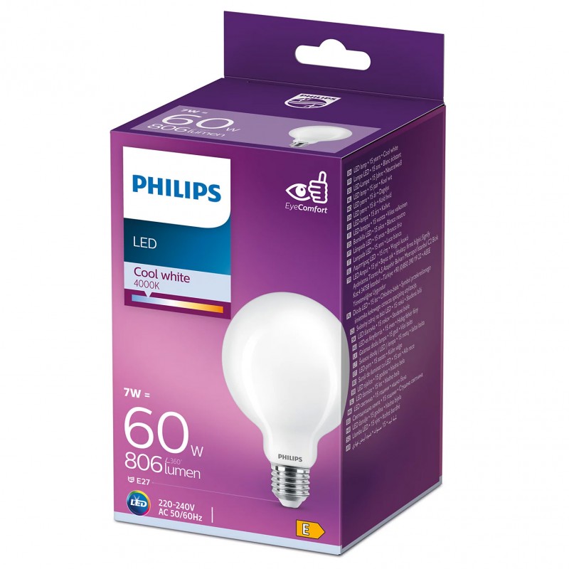 Dema Ampoules Globe Mate E27 LED PHILIPS ~60W ND