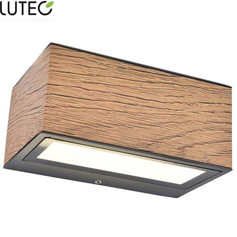 dema Applique extérieure up/down GEMINI bois