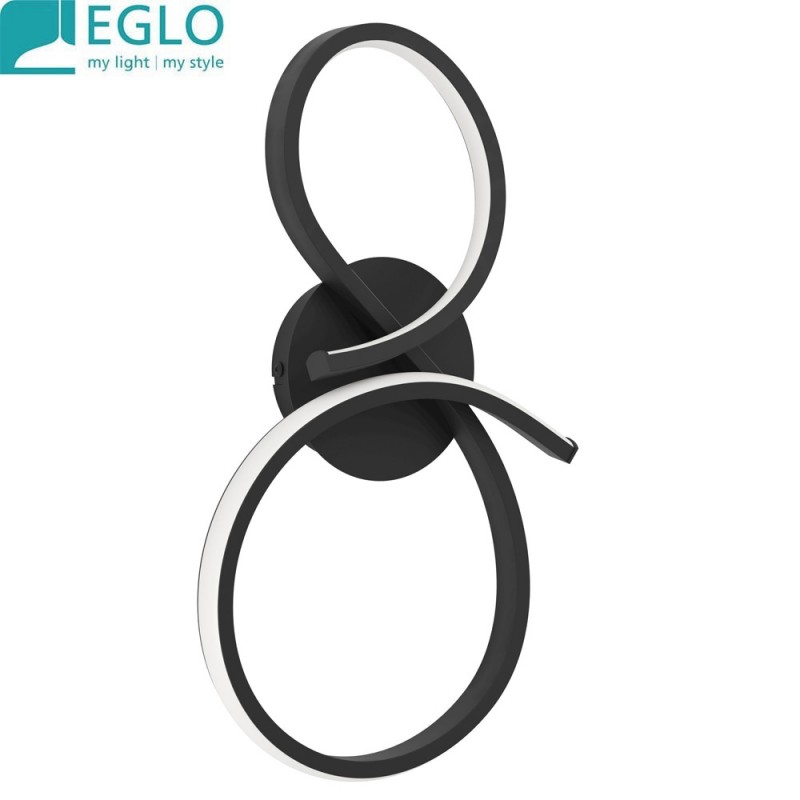 dema Applique murale LED SERPINS noir/blanc