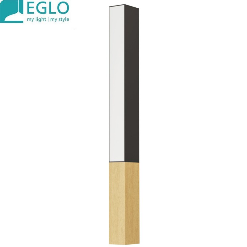 dema Applique murale LED TUDONS noir/bois