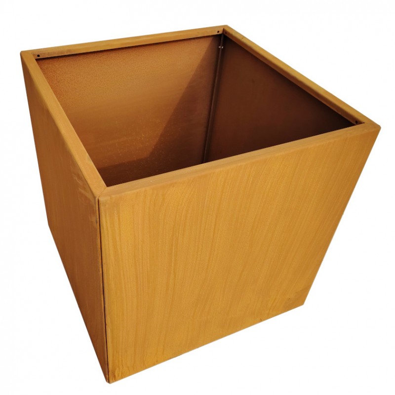 dema Bac à fleurs acier corten 60x60xH.60cm