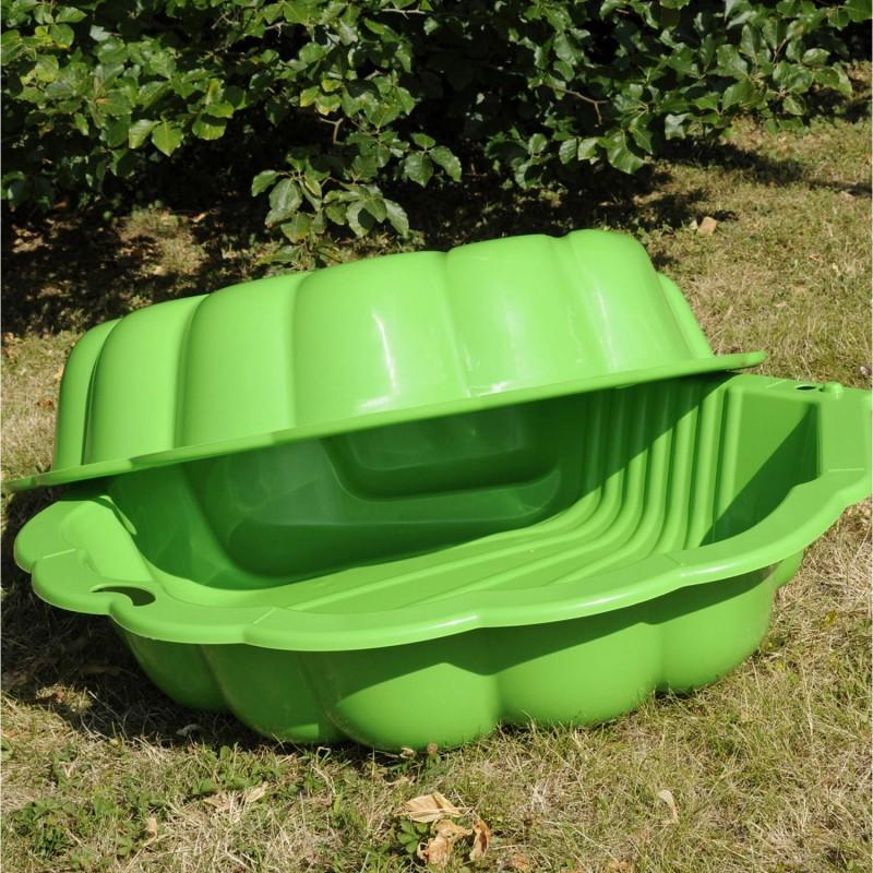 dema Bac à sable 2 coquilles vertes