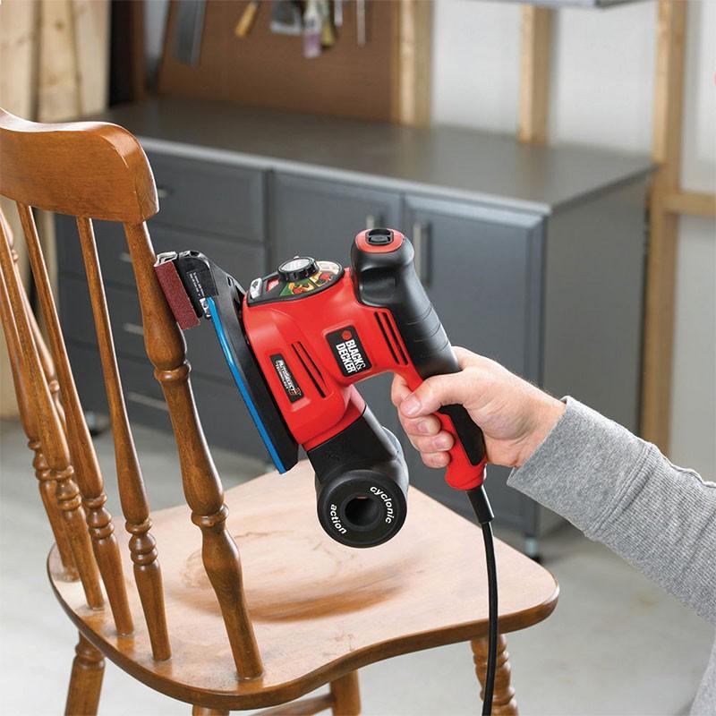 Dema BLACK&DECKER Ponceuse Cyclonique