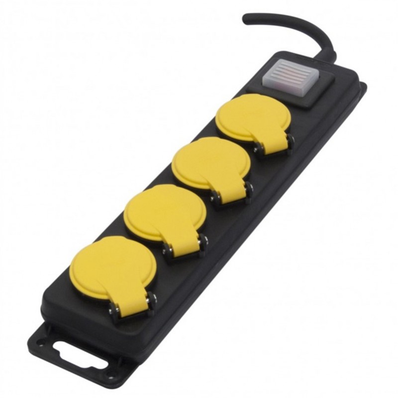 dema Bloc multiprises étanche 4 prises 3 mètres