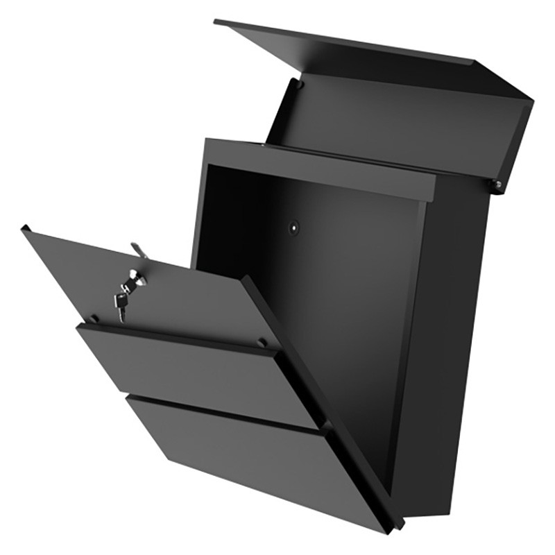 Dema Boîte Aux Lettres DIJON Noir 37x37x11cm