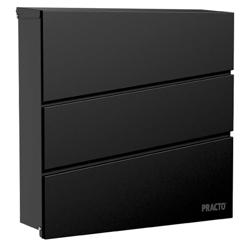 dema Boîte aux lettres DIJON noir 37x37x11cm