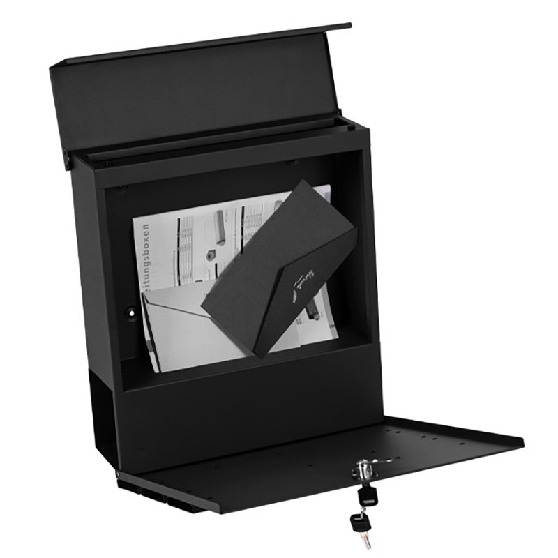 Dema Boîte Aux Lettres MARSEILLE Noir 41x37x13cm