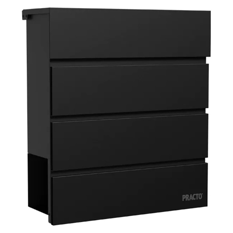 dema Boîte aux lettres MARSEILLE noir 41x37x13cm