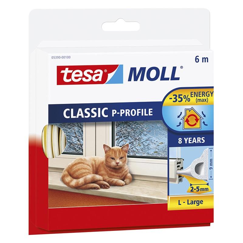 dema Bourrelet TESA Moll 'P' 6m Blanc