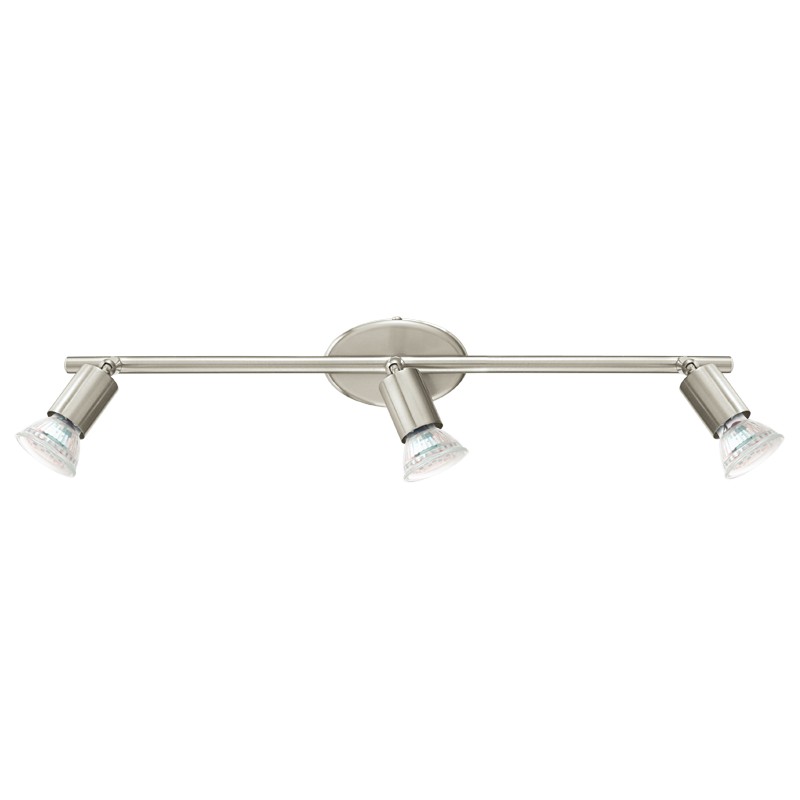 Dema BUZZ Rail 3 Spots Acier Brossé