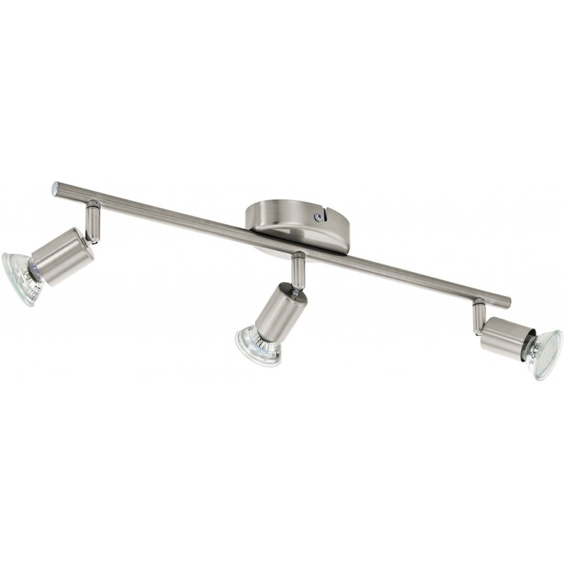 Dema BUZZ Rail 3 Spots Acier Brossé