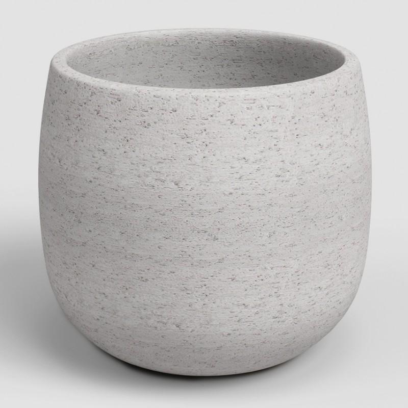 dema Cache-pot rond céramique HEMERA 33 crème