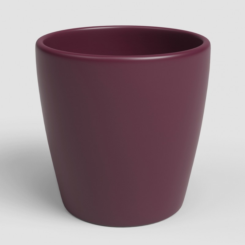 dema Cache-pot rond céramique THALIA 14 prune