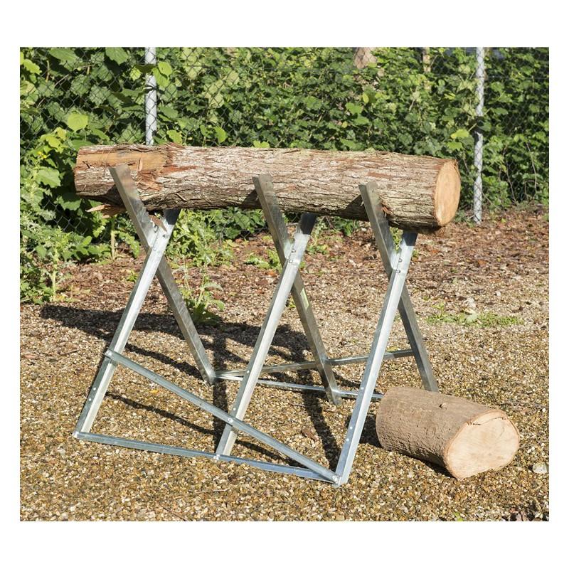 Dema Chevalet à Bûche En Métal