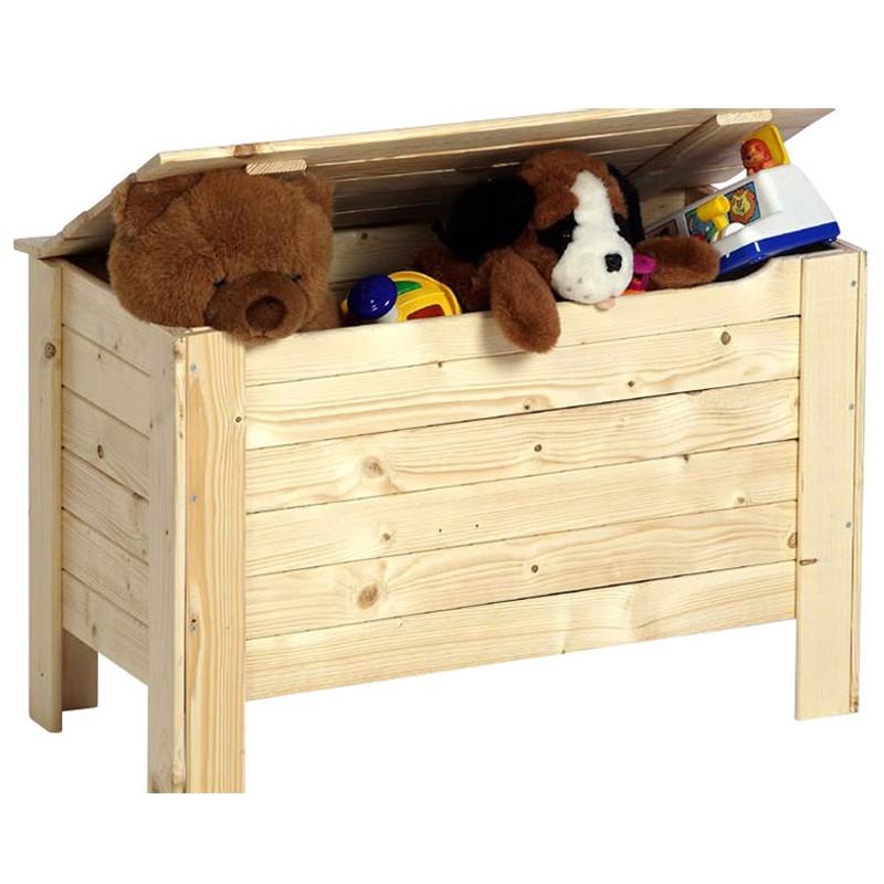 dema Coffre de rangement en pin massif