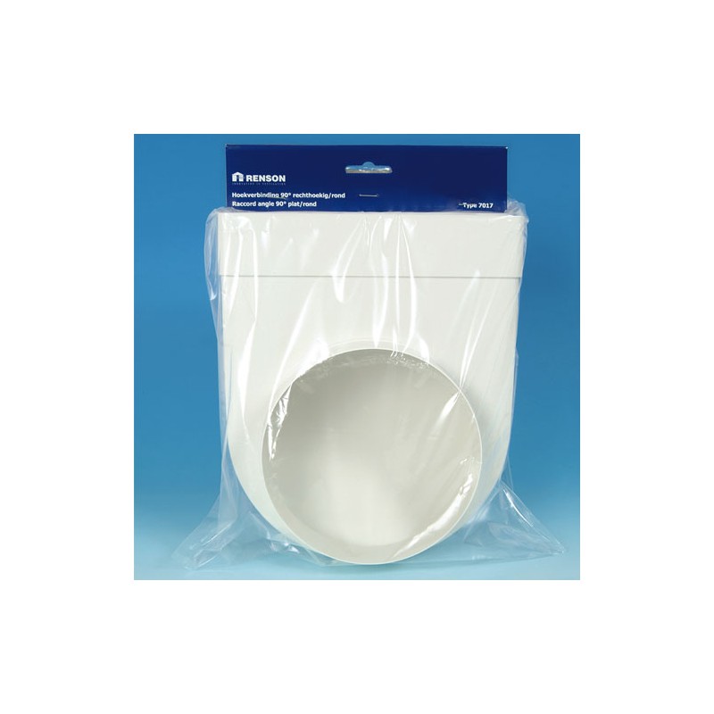 dema Connexion PVC coudée rond/plat 100mm