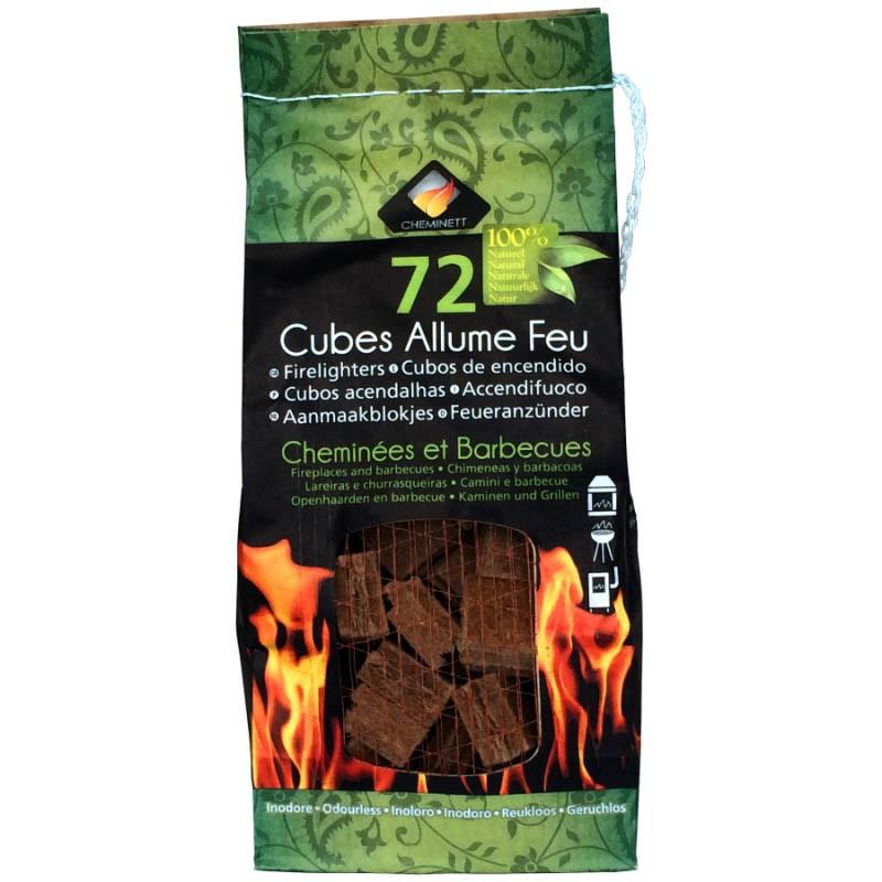 dema Cubes allume-feu écologiques 72pcs